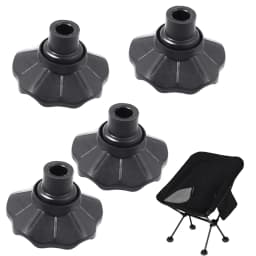 4pcs Chair Foot Covers 14mm Outdoor Camping Chair Foot Cover Furniture Leg Protectors Feet Mats Camping Chairs Replacement Parts
