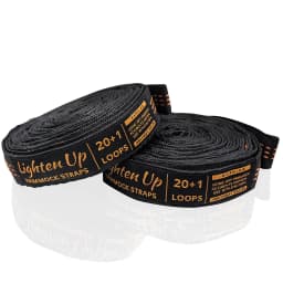 2Pcs Hammock Strap Rope Belt 300cm Tree Hanging Aerial Spare Part 400KG Load Outdoor Yoga Camping Hammock with Buckle
