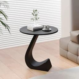 Light Luxury Modern Simple Home Living Room Sofa Small Side Table Rock Slab High-end Sense Bedside Round Table Creative