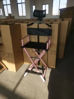 Outdoor Aluminum Alloy Camping Chair Leisure Fishing Chair Canvas Folding Beach Bar Office Makeup Chair Outdoor Furniture