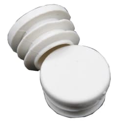 10pcs White square plastic pipe plug round cap tube end inner plug Furniture Leg Blanking hole dust cover Feet Protector 