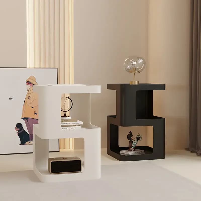 Sofa small bedside table light luxury simple modern coffee table, Nordic creative living room  table corner table End Tables