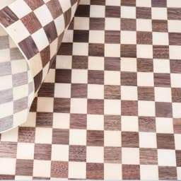 L:2.5Meters X400 x0.25mm Checkered Checkerboard Wood Veneer Crafts DIY Decoration Cabinets Furniture Veneer Sheet