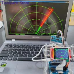 Ultrasonic Radar Scanning Student Technology to Make Diy Creative Toys Manual Children's Programming Detection Machine