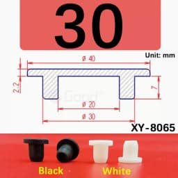Black Silicone Rubber Hollow Stopper Plug Sealing Hole Caps Dust Plugs Pipe Tube Inserts Bungs Blanking End Cap