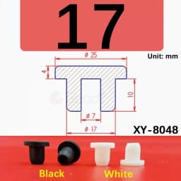Black Silicone Rubber Hollow Stopper Plug Sealing Hole Caps Dust Plugs Pipe Tube Inserts Bungs Blanking End Cap