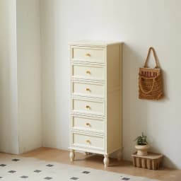 American Vintage Wooden 5-Drawer Dresser 45CM Side Storage Cabinet for Bedroom Multi-Functional Thickened Plywood Organizer