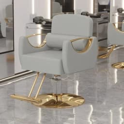 Cheap Personalized Barber Chair Folding White Design Hairstylist Barber Chair Nordic Adjustable Silla Barberia Salon Furniture