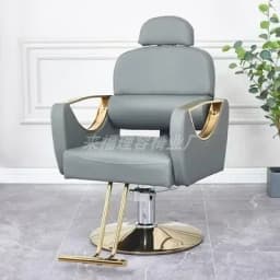Cheap Personalized Barber Chair Folding White Design Hairstylist Barber Chair Nordic Adjustable Silla Barberia Salon Furniture