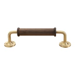 Light Luxury Black Walnut Cabinet Door Handle Cabinet Wardrobe Wooden