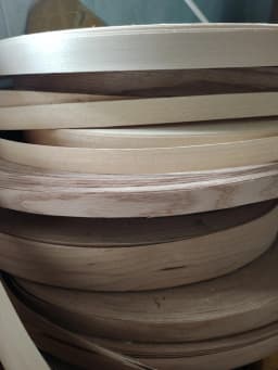 20M Length , Width: About 22MM ,Thickness:0.5mm, Maple Natural Edge Banding Strip Wood Veneer Sheets