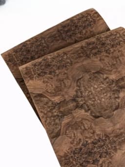 Black Walnut Tree Knot Solid Wood Leather Handmade Pasting Panel Pasting Furniture Decoration Veneer 58x200cm T0.2mm