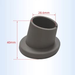 1-1/8" I.D Slope Rubber Feet Pad Replacement Feet for Bath Seat Shower Chair for Transfer Shower Bench Shower Seat(Dia 28.6mm)