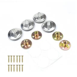 4pcs Adjustable Furniture Support Leg Screw-in Base Furniture Adjustable Feet Floor Protector Hardware Leveling Feet Table Chair