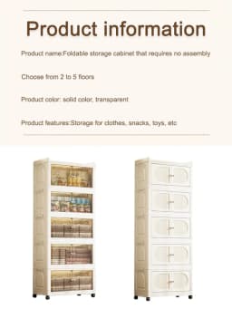 storage rack organizer Multilayer storage space Removable Divider Organize cleaning utensils Movable Kitchen Bedroom Cabinet