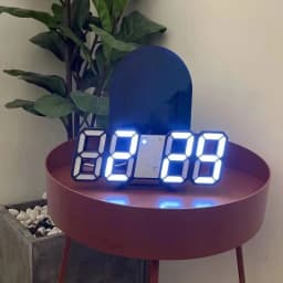 3D LED Digital Clock Wall Decoration Glow Night Mode Decoration for Bedroom Adjustable Electronic Watch Room Decor Aesthetics