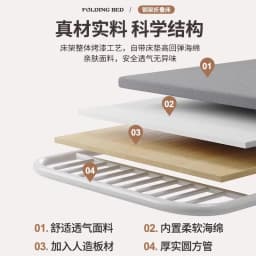 Rollaway bed single bed simple double bed 1.2 meters household lunch break small adult dormitory 1.5 meters hard plate