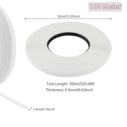 50M/100M Melamine Edge Banding 2CM Width Hot Melt Adhesive Furniture Tape Edge Banding Strip Pre-glued Veneer Edging Plywood
