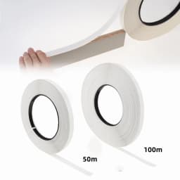 50M/100M Melamine Edge Banding 2CM Width Hot Melt Adhesive Furniture Tape Edge Banding Strip Pre-glued Veneer Edging Plywood