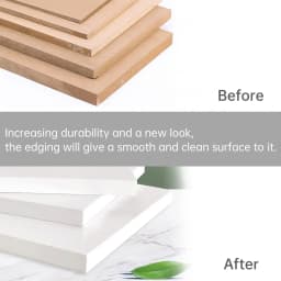 50M/100M Melamine Edge Banding 2CM Width Hot Melt Adhesive Furniture Tape Edge Banding Strip Pre-glued Veneer Edging Plywood