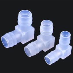 5/10/50pcs plastic bend joint OD 1.6~25mm PP 90 Degree Elbow Connectors Aquarium Fish Tank Pagoda Joint Air Pump Fittings