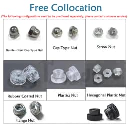 M4 M5 M6 M8 Transparent Suckers With Screw PVC Plastic Sucker Pad Holder Turn Nut Glass Table Tops Storage Tool Hooks