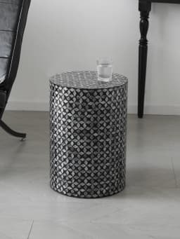 Creative Nordic Shell Side Table Medieval Style Living Room Sofa Corner Table Round High-end Home Tables