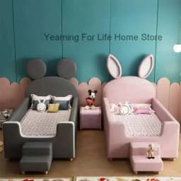 Design Bed White House Cute Kids Children's Black Modern Loft Children Beds Boys Girls Lit Cabane Enfant Furniture For Bedroom