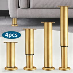 4pcs Furniture Legs Are Extendable, Adjustable Cabinet Legs, Sofa Legs, Ascending and Descending Table Legs