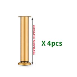 4pcs Furniture Legs Are Extendable, Adjustable Cabinet Legs, Sofa Legs, Ascending and Descending Table Legs