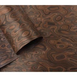 58x250cm Ebony Burl Engineered Wood Veneer for Furniture Decoration Interior Renovation and Stylish Design Projects