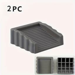 2Pcs Safety Silicone Door Stop Block Wedge Stop Door Stopper Home Office Door Rear Retainer Impact Stopper Rubber Stops No Drill