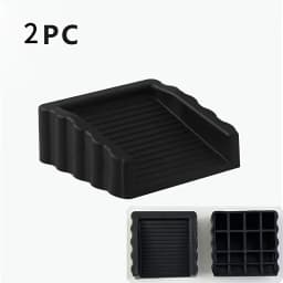 2Pcs Safety Silicone Door Stop Block Wedge Stop Door Stopper Home Office Door Rear Retainer Impact Stopper Rubber Stops No Drill