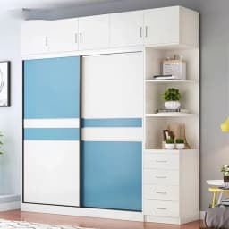 Space Saving Wardrobe Storage Drawer Wooden Room Organizer Wardrobe Portable Storage Closet De Madera De Ropa Furniture