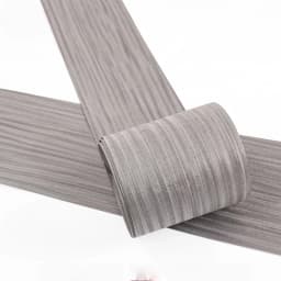 0.5mm Natural Grey Stained Teak King Wood Veneer Sheet for Instrument DIY Furniture Interior Accent Wall Panels L:2.5Meters