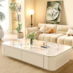 Coffee Table Slab Top Cute Clear Simple Designer Modern Luxury Decoration Side Table Writing Mesas Bajas Living Room Furniture
