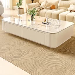 Coffee Table Slab Top Cute Clear Simple Designer Modern Luxury Decoration Side Table Writing Mesas Bajas Living Room Furniture
