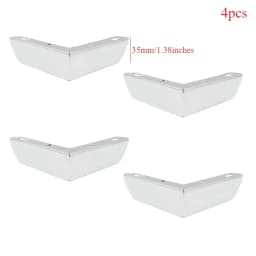 4pcs Pack Furniture Legs Minimalist Furniture Feet Metal Sofa Legs Replacement Sofa Coffee Table Cupboard Cabinet TV Stand Feet