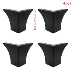 4pcs Pack Furniture Legs Minimalist Furniture Feet Metal Sofa Legs Replacement Sofa Coffee Table Cupboard Cabinet TV Stand Feet