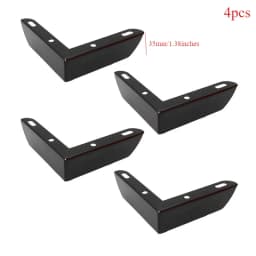4pcs Pack Furniture Legs Minimalist Furniture Feet Metal Sofa Legs Replacement Sofa Coffee Table Cupboard Cabinet TV Stand Feet