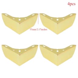 4pcs Pack Furniture Legs Minimalist Furniture Feet Metal Sofa Legs Replacement Sofa Coffee Table Cupboard Cabinet TV Stand Feet