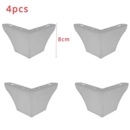 4pcs Pack Furniture Legs Minimalist Furniture Feet Metal Sofa Legs Replacement Sofa Coffee Table Cupboard Cabinet TV Stand Feet