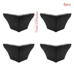 4pcs Pack Furniture Legs Minimalist Furniture Feet Metal Sofa Legs Replacement Sofa Coffee Table Cupboard Cabinet TV Stand Feet