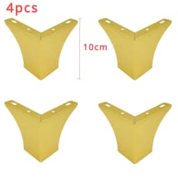 4pcs Pack Furniture Legs Minimalist Furniture Feet Metal Sofa Legs Replacement Sofa Coffee Table Cupboard Cabinet TV Stand Feet