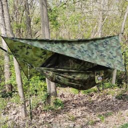 Lightweight Portable Camping Hammock and Tent Awning Rain Fly Tarp Waterproof Mosquito Net Hammock Canopy 210T Nylon Hammocks