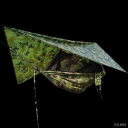 Lightweight Portable Camping Hammock and Tent Awning Rain Fly Tarp Waterproof Mosquito Net Hammock Canopy 210T Nylon Hammocks