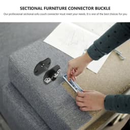 4 set Sofa Connectors Sectional Furniture Connector Pin Couch Connectors Buckle Parts Frame Accessories Furniture Parts Hardware