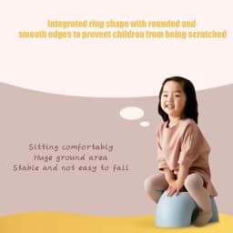 Stool Plastic Rainbow Shape Footstool Safety Kids Step Stool Seat For Living Room Indoor Furniture Children'S Stool Toy