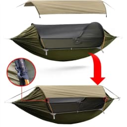1PCS 170CM high-strength folding telescopic aluminum pole, tent hammock accessory aluminum pole