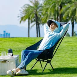 Portable Folding Moon Chair Outdoor Camping Aluminum Alloy Fishing Chair Beach Picnic Cup Bag Ultralight Folding Travel Chair